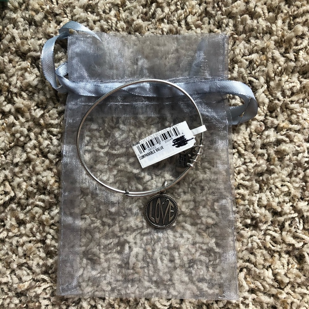 Alex and ani love bracelet